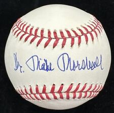 A RARE DR MIKE MARSHALL SIGNED OMLB AUTOGRAPHED BASEBALL HTF DODGERS PSA/DNA  picture
