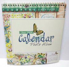 2004 Butterfly Calendar 3x5 or 4x6 Photo Album - LEAP YEAR PUBLISHING picture