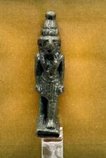Ancient Egyptian Faience Amulet of Horus Statuette Figurine COA picture
