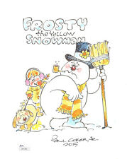 PAUL COKER JR. HAND SIGNED 8x10 COLOR PHOTO     FROSTY YELLOW SNOWMAN        JSA picture