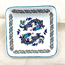 Wedgwood Metallised Bone China Turquoise Blue Dragons 4
