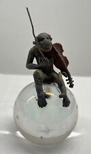 Antique Victorian Monkey w/ Violin Crystal Ball Paperweight picture