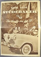 1951 Studebaker Brochure Commander Champion Starlight Excellent Original 51 picture