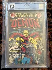 THE DEMON #1 (1972) CGC 7.0 ORIGIN/1ST APPEARANCE THE DEMON OW To W Pages picture
