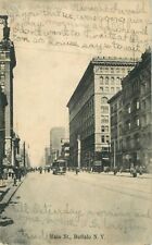 1907 - Main Street, Buffalo, NY Vintage Postcard - Trolley picture