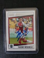 Autograph Score 2023 Auto Handsign Takumi MINAMINO As Monaco JAPAN FOOT Panini  picture