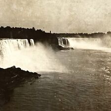 c1915 Spectacular View of Cascading Niagara Falls 1 of a Kind Travel Stereoview picture