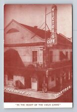 New Orleans LA-Louisiana, Victor's Café, Antique, Vintage Postcard picture