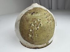 Rustic Japanese Chinese Coil Wheel Pottery Ecru Salt Glaze Texture Abstract Art picture