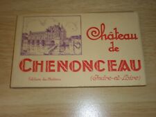 Postcards of Les Chateaux De La Loire Chenonceau France vtg PC Booklet picture