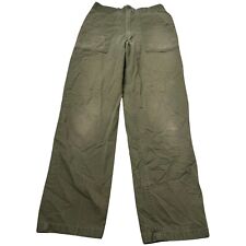 Vintage 70's US Military OG-507 Pants Utility Trousers 28x30 picture