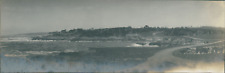 USA, Monterey (California) Vintage Silver Print. Panoramic View. Panoramic view picture