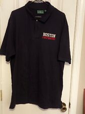BOSTON (MA) FIREFIGHTERS EMBROIDERED GOLF SHIRT SZ XL picture