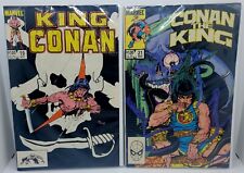 Vintage LOT of 2 King Conan #19 & Conan the King #21 (Marvel, 1984) 1st Print 🔥 picture