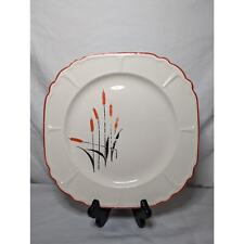 Vintage Universal Potteries Cattail Decorative Plate 9