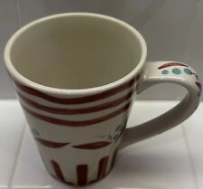 Vintage California Pantry Classic Ceramics Mug 1999 Holly Pattern 14 oz Cup picture