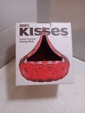 Hershey's Kisses 2019 Red Crystal Covered Candy Dish Godinger Art Brand new picture