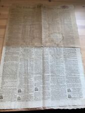 Antique Newspaper - Edinburgh Evening Courant - May 23rd 1801 picture
