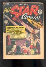 ALL STAR COMICS #13 HITLER BOOK LENGTH SCI-FI STORY LOOSE HALF COVER picture