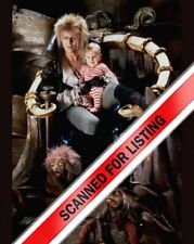 DAVID BOWIE Jareth the Goblin King w/ Baby LABYRINTH 8X10 PHOTO #1874 picture