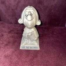 Vintage Russ Berrie Lawyer Figurine SUE THE BASTARDS 1970's USA picture