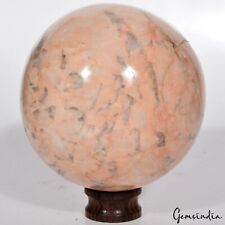 4340Ct Natural Peach Moonstone Huge Gem Sphere Healing Crystal Mineral Ball 3.4