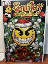 Smiley The psychotic Button Anti Holiday Special #1 Chaos Comics picture