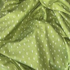 6 yards x 54 inches Lime Green   Polka Dot Drapery Fabric 100% cotton unused picture