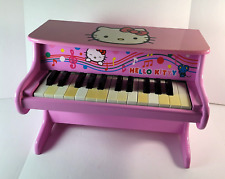 Sanrio - HELLO KITTY Toy Wooden Piano Large Working 2013 Pink 16 x 12.5 x 9.5 picture