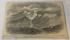 1862 magazine engraving~ GENERAL VIEW OF CUMBERLAND GAP, Tennessee picture
