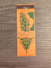 Clemans Truck Line - Safe Courteous Service - South Bend IND Matchbook Cover picture