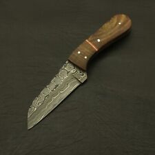 Collectable Beautiful Custom Handmade Forged  Hunting/Skinning knife / sheath picture