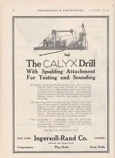 1913 Ingersoll-Rand Co New York NY Ad: Calyx Drill with Spudding Attachment picture