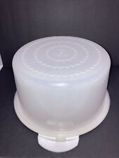 Vintage EAGLE Super Seal Round Pie/cake/cupcake Carrier White USA picture
