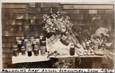 Hillholm's First Annual Agricultural Show 1914 Real Photo Postcard G85 picture