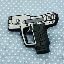 Official Microsoft Halo M6G Magnum Pistol Rubber Gun Lapel Pin picture