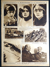 1915 Newspaper Sunday Rotogravure Page - Theda Bara's Wicked Face picture