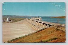 Postcard Fort Randall Dam and Reservoir Spillway Pickstown South Dakota Dexter picture