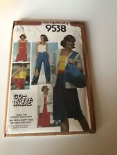 Simplicity 9538 Go Everywhere Dress Skirt Tube Top Pants Shorts Cardigan Uncut picture