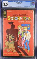 SCOOBY DOO WHERE ARE YOU #1  KEY 1st APPEARANCE SCOOBY DOO CGC 2.5 WHITE PAGES picture