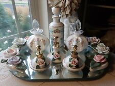Vintage Perfume ROSES ROSES Vanity Set MINT GORGEOUS VERY WOW BEAUTIFUL picture
