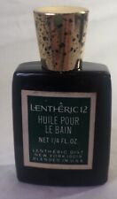 Vintage Lentheric 12 HUILE Pour le Bain Bath Oil 1/4 FL OZ picture