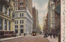 c1910 Street Car Fifth Ave Corner of Wood St, Pittsburgh, Pennsylvania. Posted picture