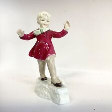 Vtg 1959 Royal Worcester Figure January Month Of The Year #3452 By F.G. Doughty picture