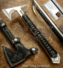 IMPACT CUTLERY RARE CUSTOM D2  FULL TANG HATCHED, TOMAHAWK AXE ART KNIFE  picture