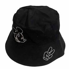 Disney Parks Mickey Mouse Black White Reversible Bucket Hat Size OSFM picture