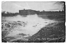 The Falls Dam Burlington Winooski Vt Factory Waterfall Misty  -  A54 picture
