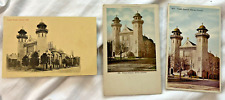 Antique Postcard Lot 3 Jewish Temple Denver Colorado Judaica Rocky Mountains Wow picture
