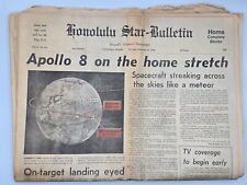 Honolulu Star-Bulletin Apollo 8 on the Home Stretch Newspaper December 26, 1968 picture