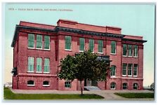c1910's Union High School Campus Building Entrance Red Bluff California Postcard picture